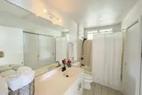 Clean bathroom in Oahu vacation rental
