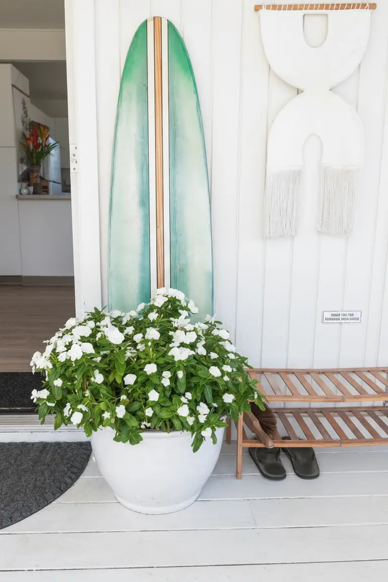 Oceanfront Oahu vacation rental exterior with direct beach access
